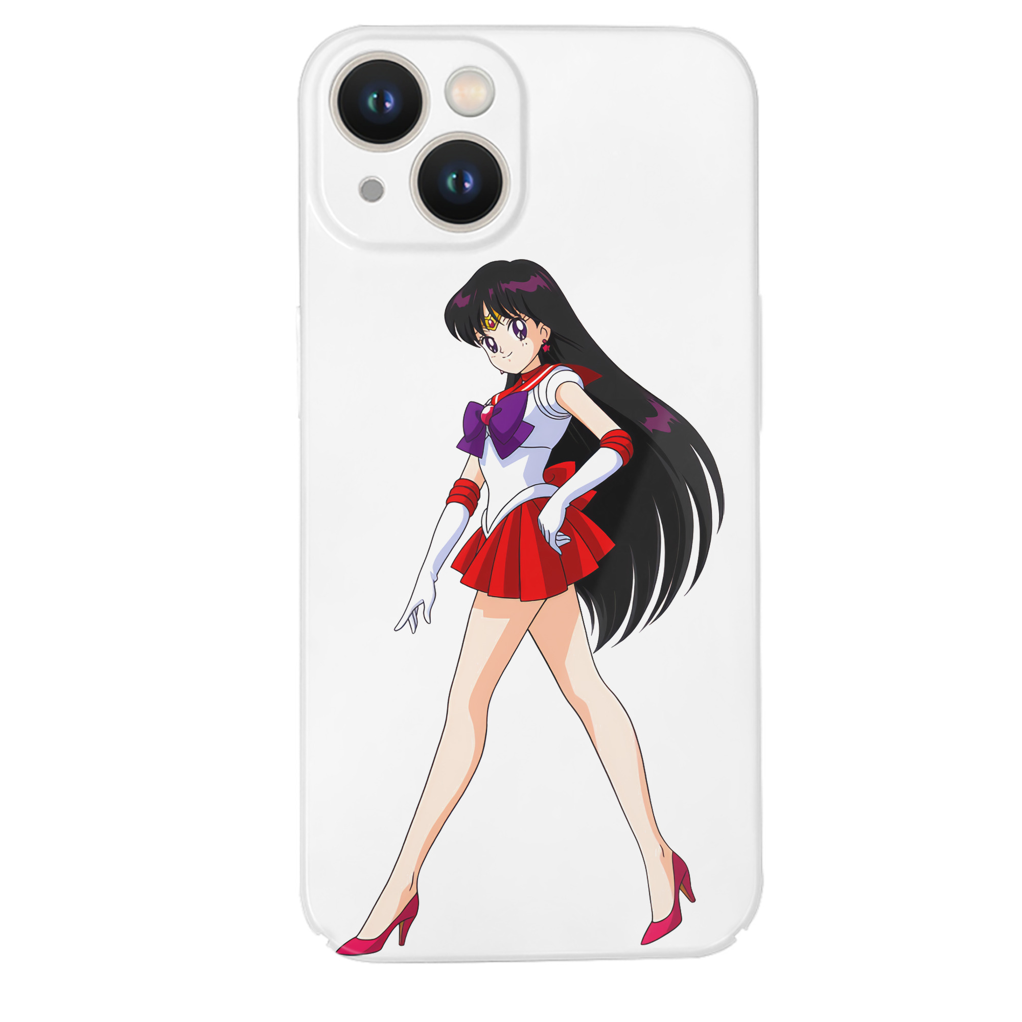 （画像用） 美少女戦士セーラームーン 火野レイ ひの レイ Sailor Moon Hino Rei （セーラーマーズ,Sailor Mars） 【iPhone 14シリーズ対応】ハードケース